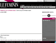 Tablet Screenshot of lefemininrhonealpes.com